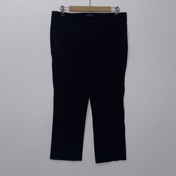 Banana Republic Women’s Slim-Fit Black Pants Size 8 Stretch - Picture 1 of 7